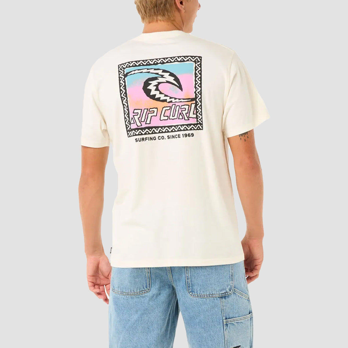 Rip Curl Raw Energy Trad T-Shirt Bone