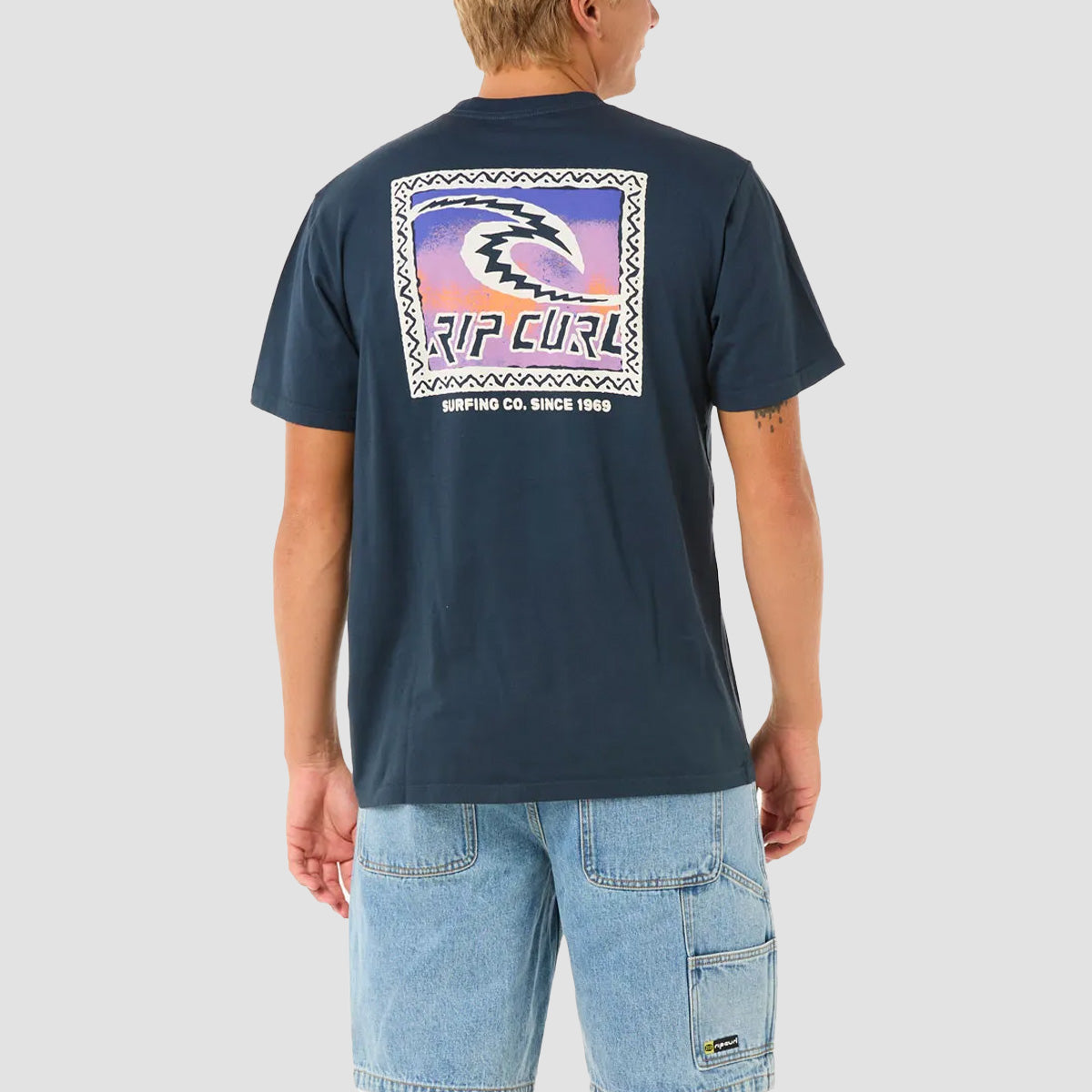 Rip Curl Raw Energy Trad T-Shirt Dark Navy