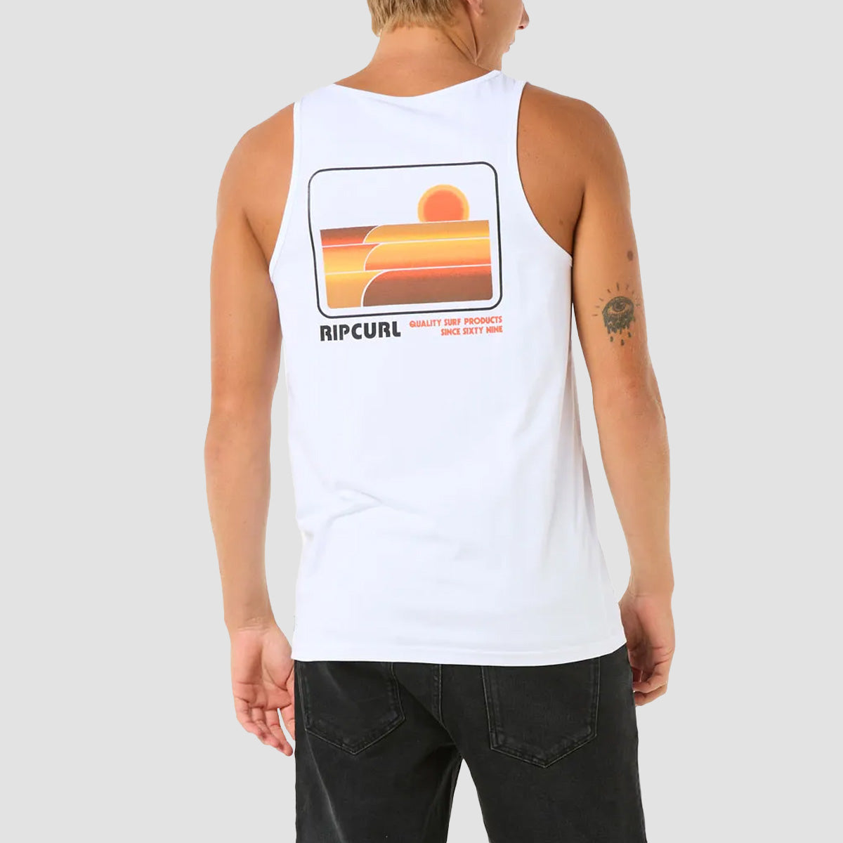 Rip Curl Surf Revival Peaking Tank Vest White