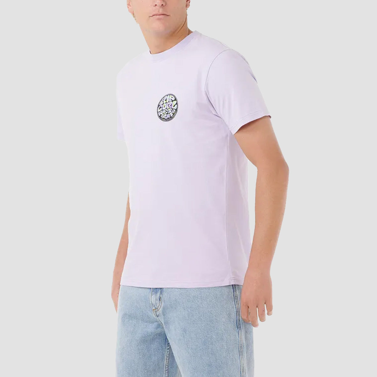 Rip Curl Wettie Passage Icon T-Shirt Iced Lavender