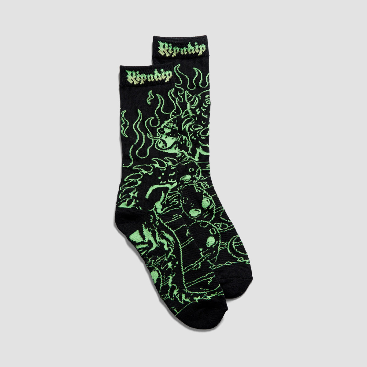 Ripndip Horntail Socks Black