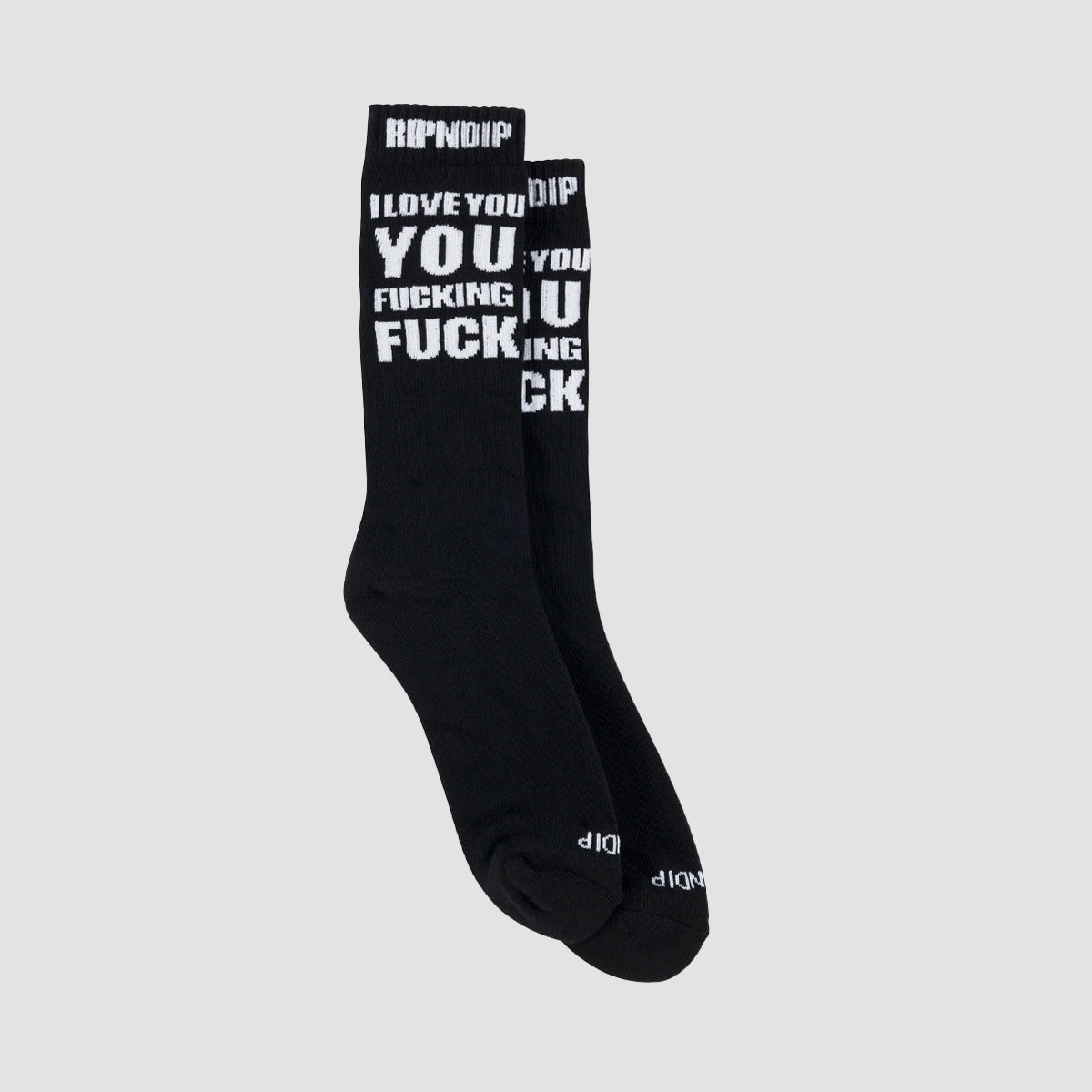 Ripndip Ily Fuckin Fuck Socks Black