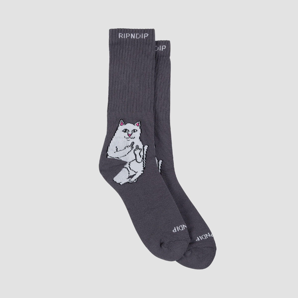 Ripndip Lord Nermal Socks Charcoal Heather