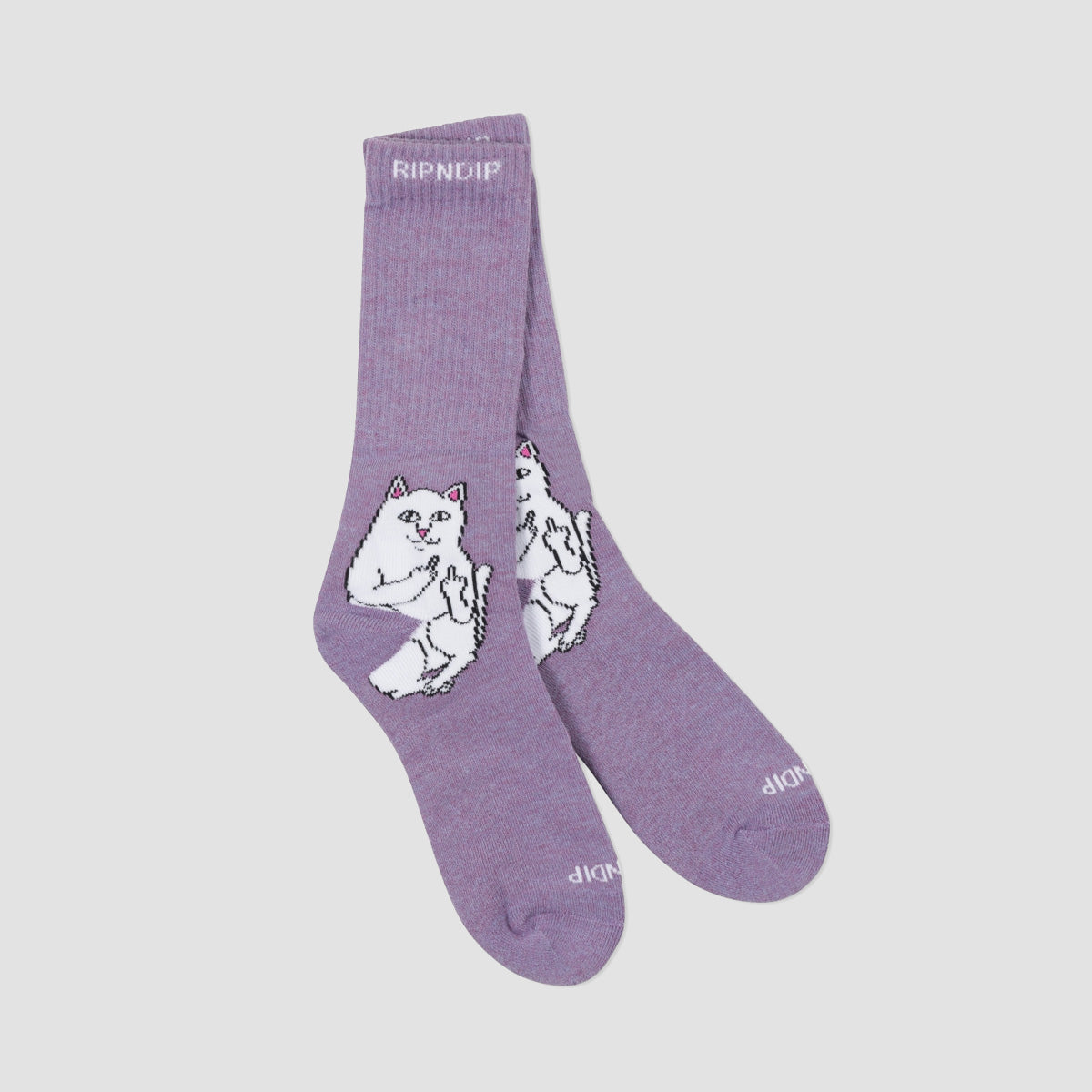 Ripndip Lord Nermal Socks Lilac Heather