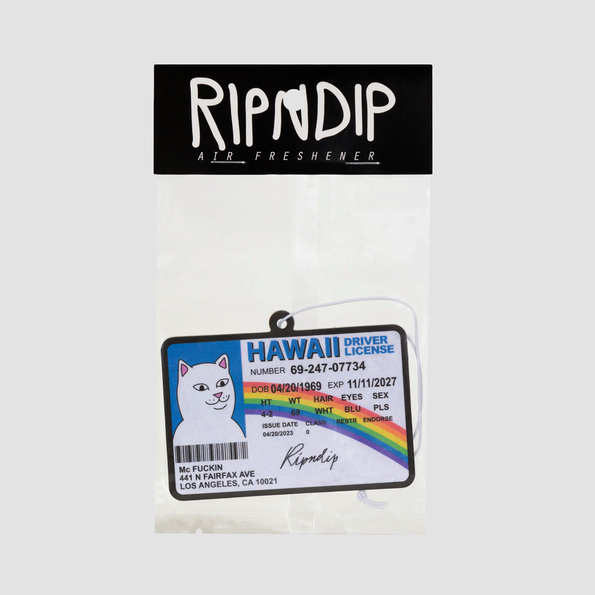 Ripndip Mcfuckin Air Freshener  Multi