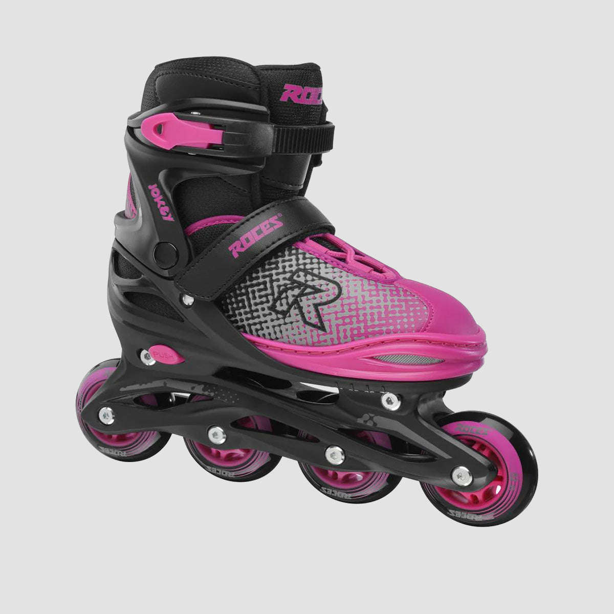 Roces Jokey X Adjustable Inline Skates Black/Pink - Kids