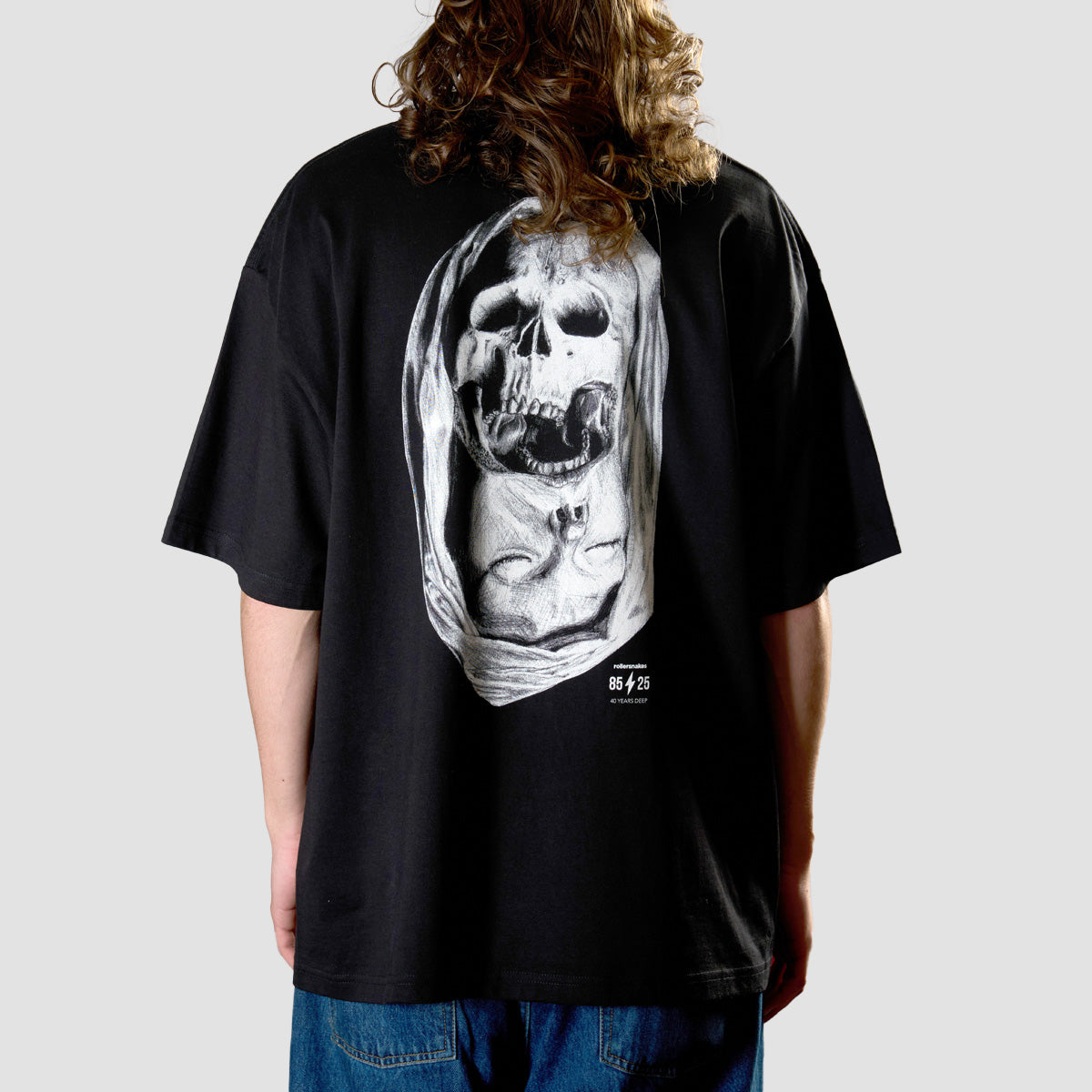 Rollersnakes Lewis Oversize T-Shirt Black