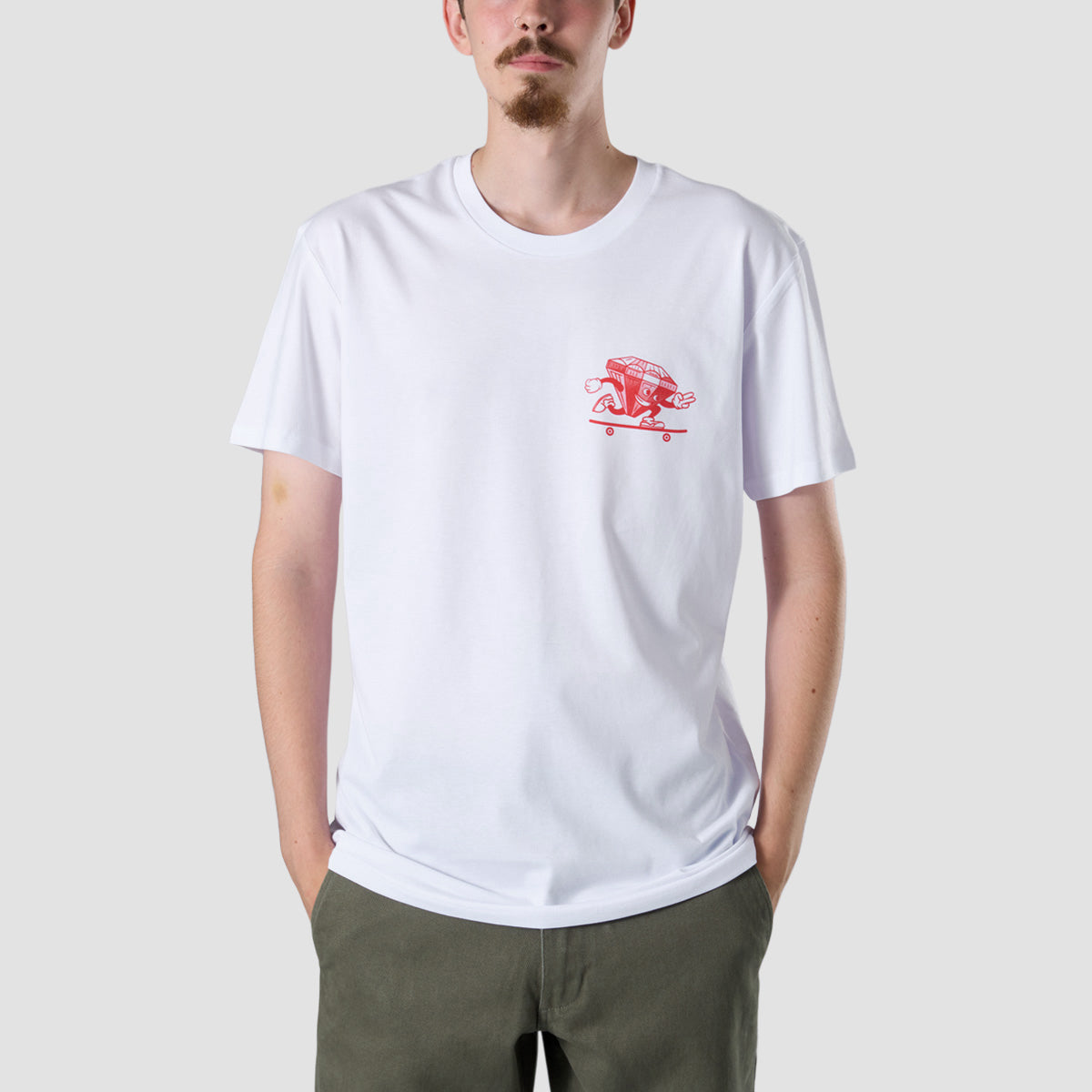 Rollersnakes Ruby Guy T-Shirt White