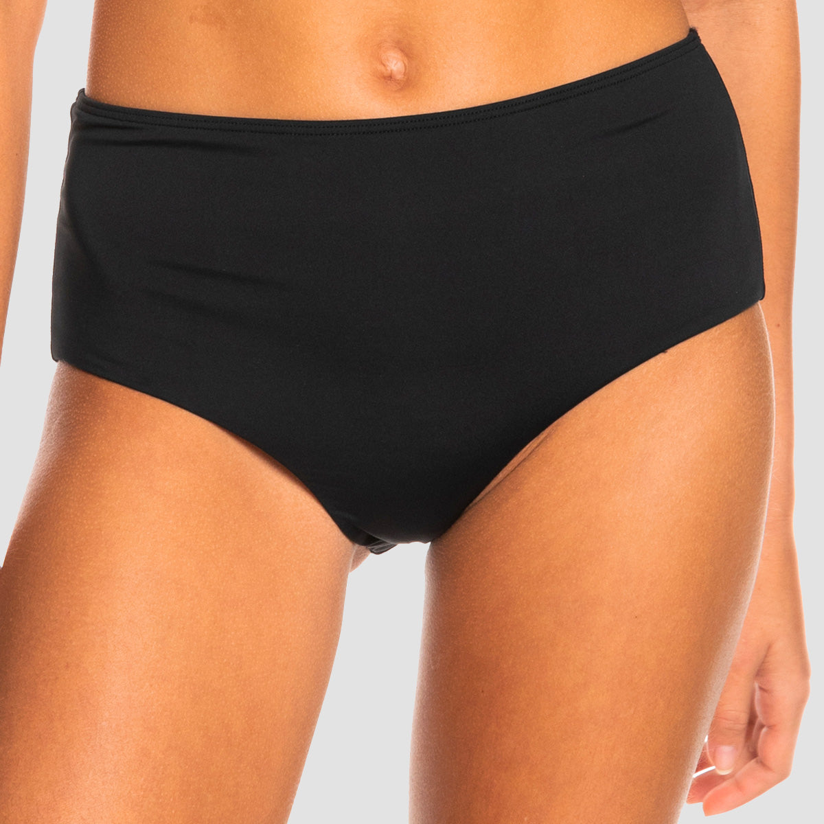 Roxy Beach Classics Shorty Bikini Bottoms Anthracite Womens