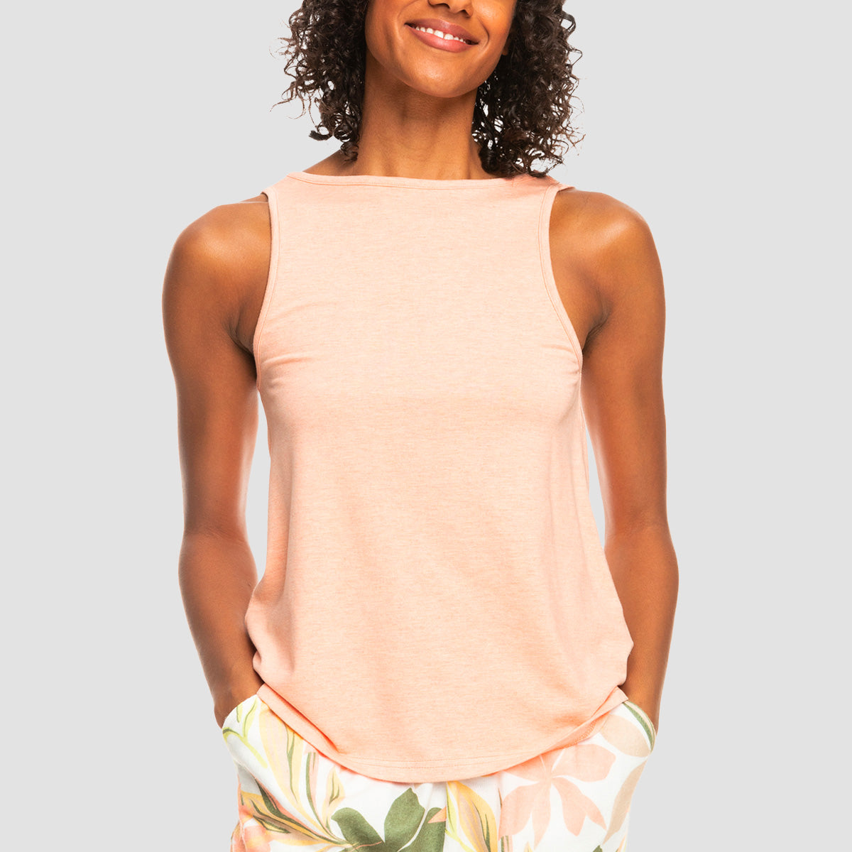 Roxy Better Than Ever Vest Top Papaya Punch - Womens