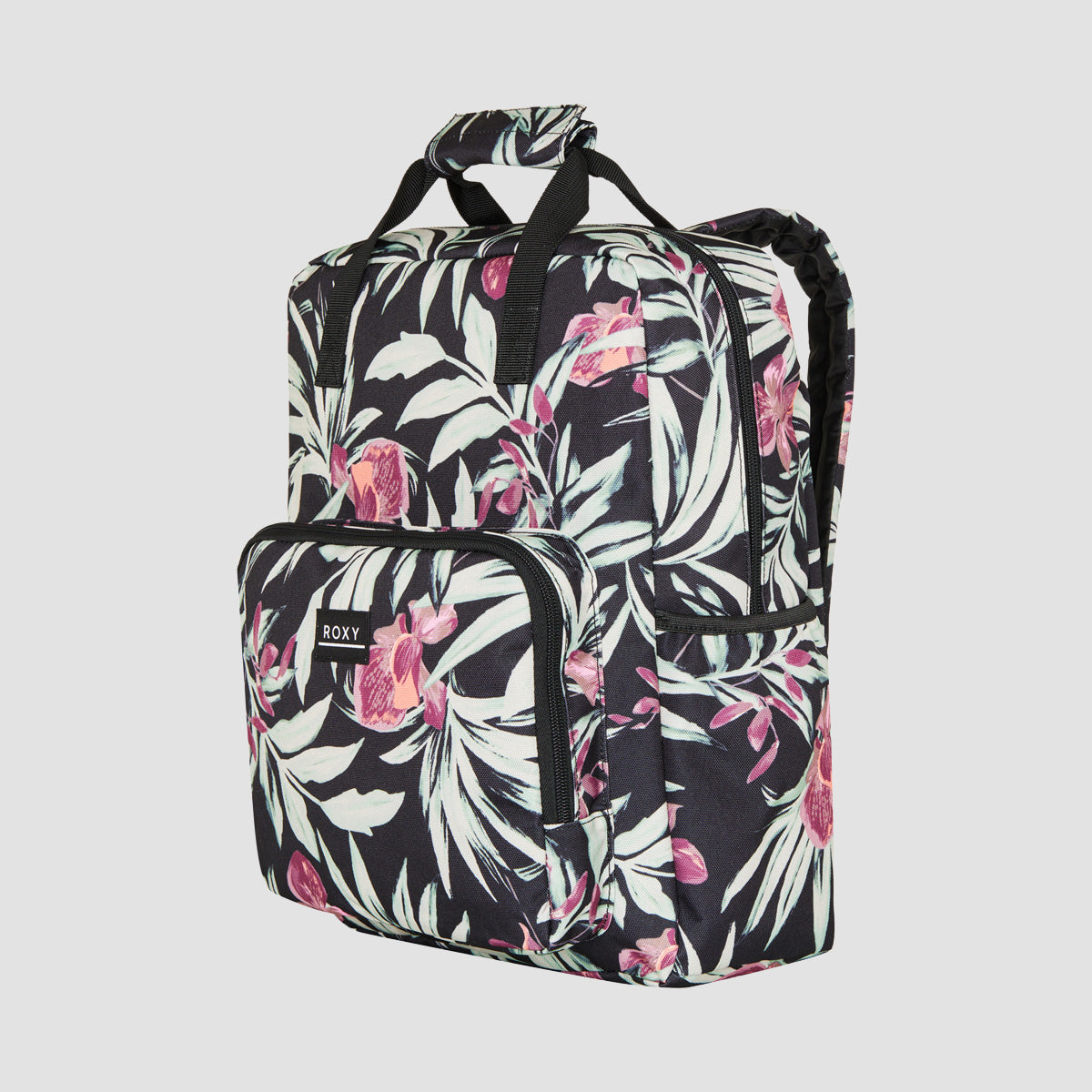 Roxy Better With Sun 11.4L Backpack Anthracite Wind Swept Floral - Womens