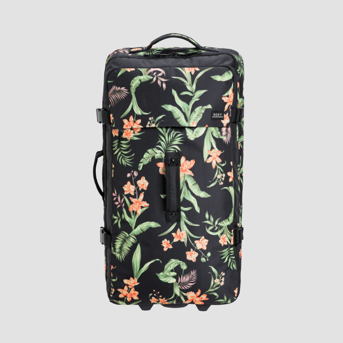 Roxy Big Souvenir 85.2L Wheelie Suitcase Anthracite Island Escape - Womens