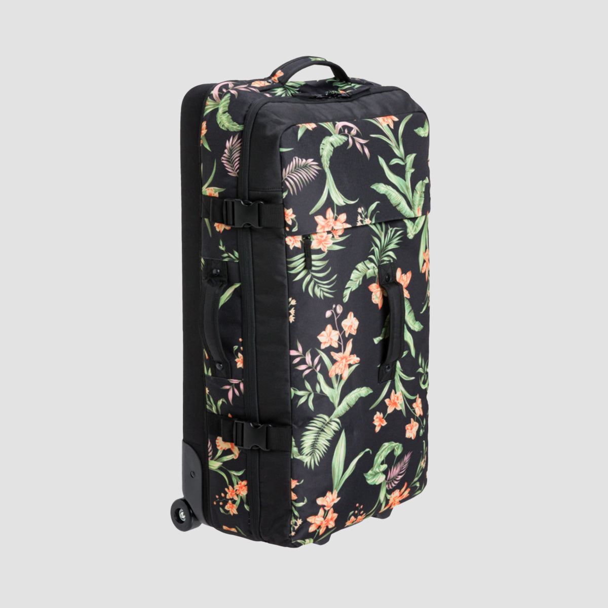 Roxy Big Souvenir 85.2L Wheelie Suitcase Anthracite Island Escape - Womens