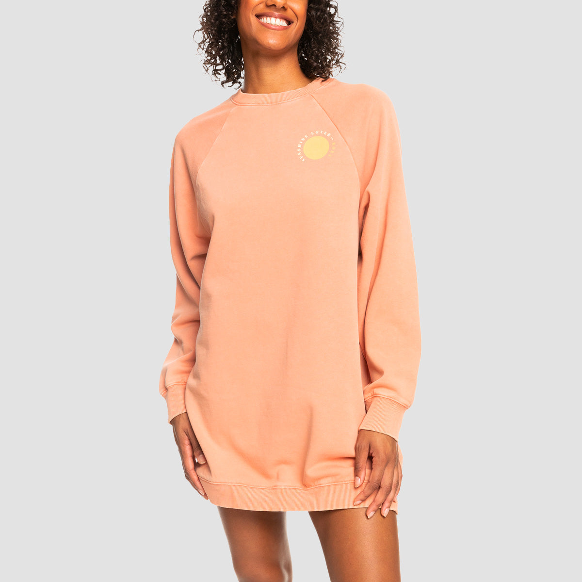 Roxy Breaking Waves A Sweatshirt Dress Cork - Womens