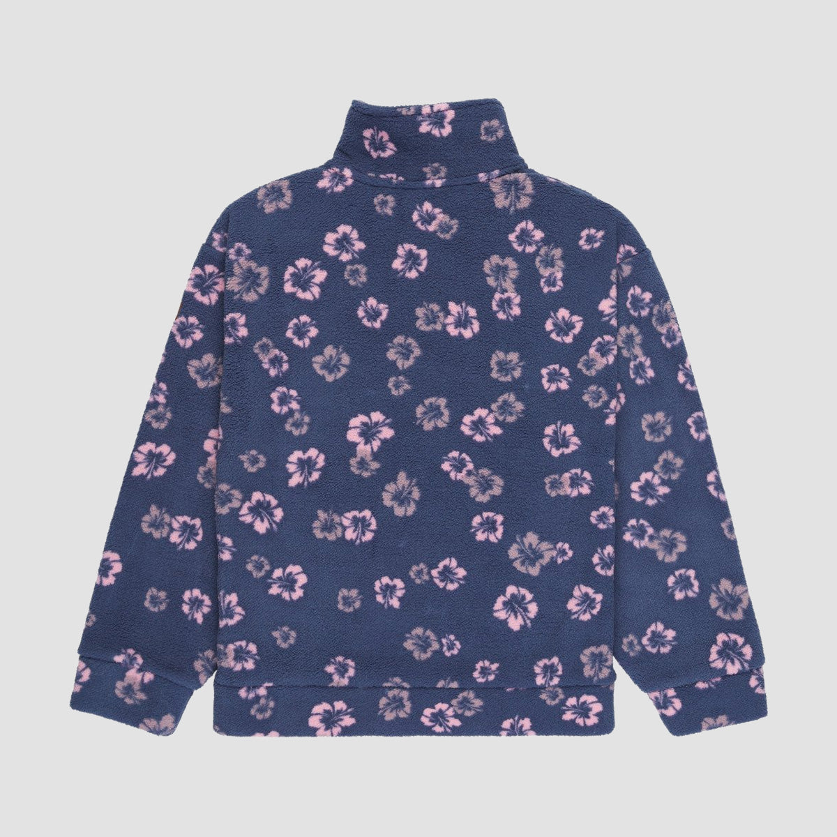 Roxy Calling All Mys Half Zip Fleece Sweatshirt Vintage Indigo Shes Cute Big - Girls