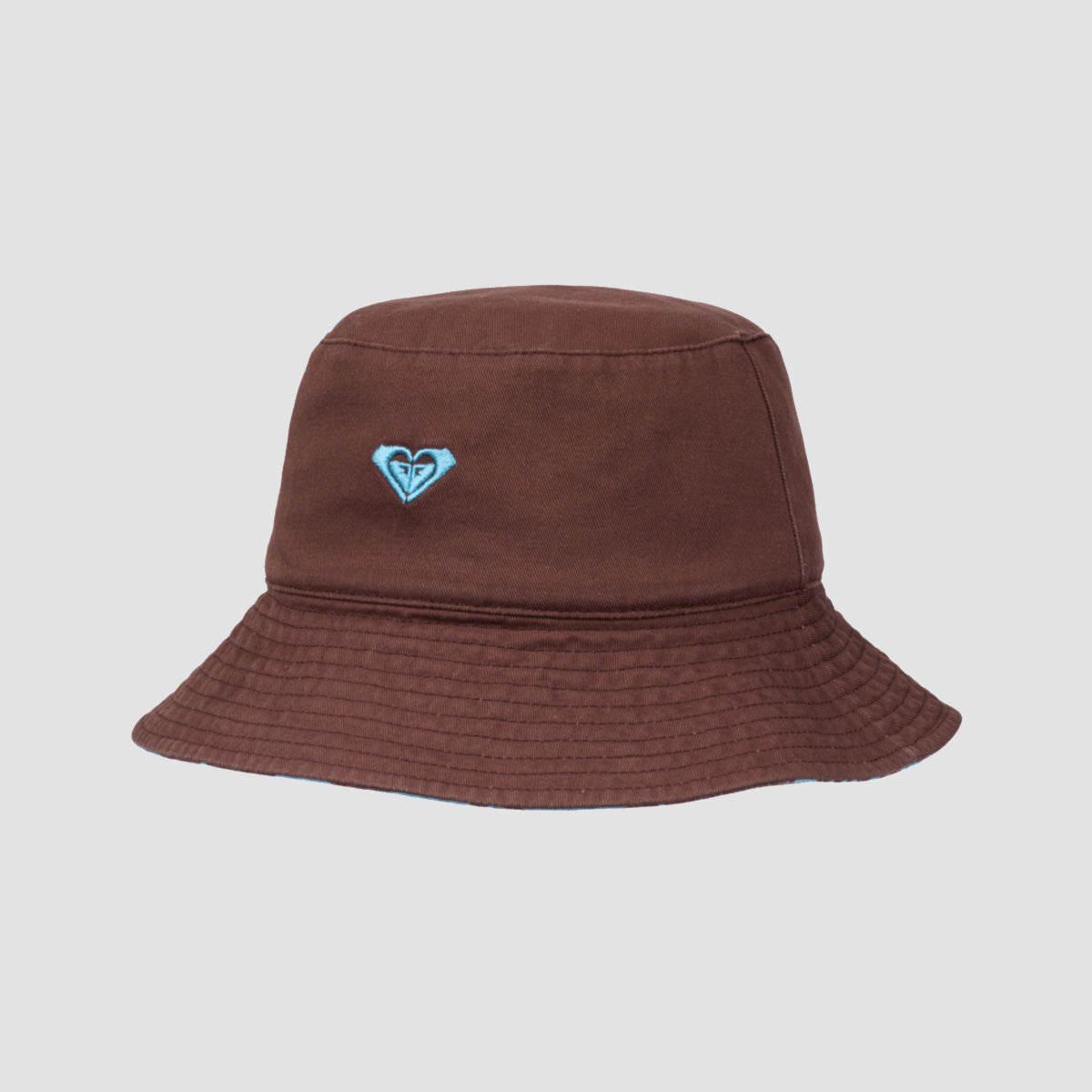 Roxy Jasmine Paradis Reversible Bucket Hat Brownie Hibiscus Hype - Womens
