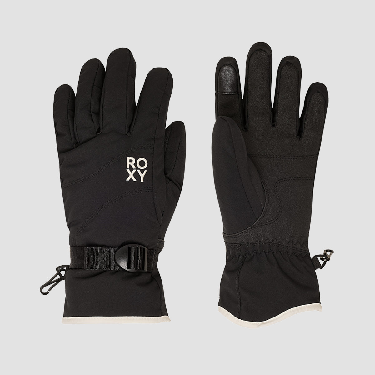 ROXY ウィメンズ JETTY SOLID GLOVES スノーグローブ Roxy Jetty Solid Snow Gloves True Black - Womens