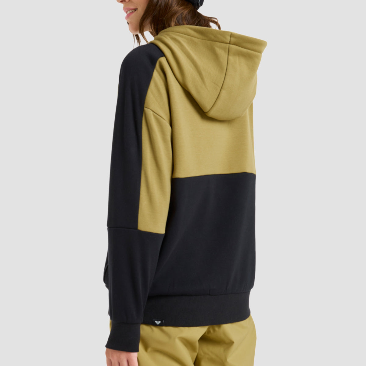 Roxy Liberty Snow Pullover Hoodie True Black - Womens