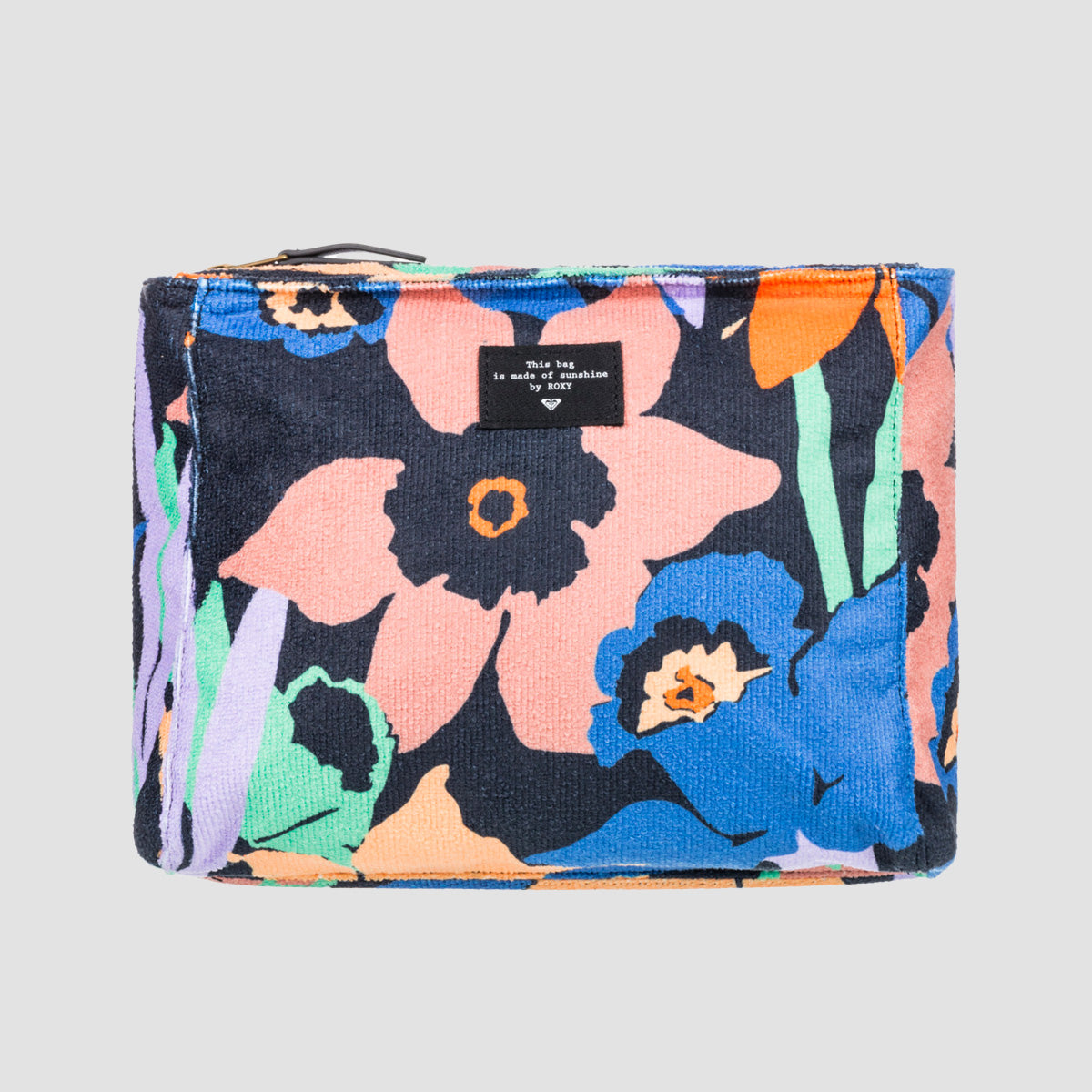 Roxy Mango Passion Clutch Bag Anthracite Flower Jammin Womens