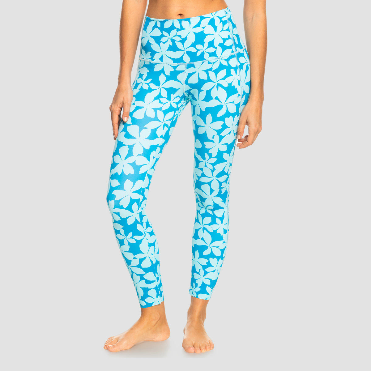 Roxy See The Good Technical Compression Leggings Bachelor Button San Antony - Womens