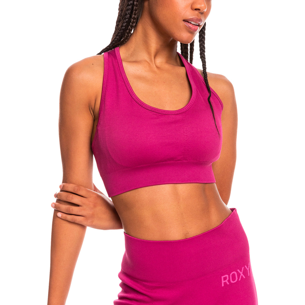 Roxy Time To Pretend Sports Bra Boysenberry - Womens