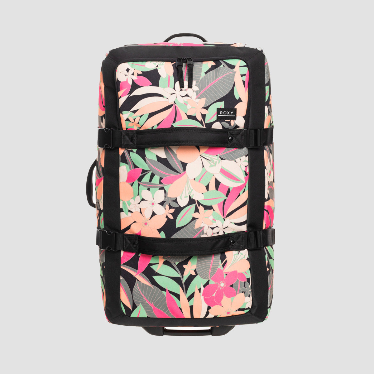 Roxy Travel Dreaming 62L Wheelie Suitcase Anthracite Palm Song Axs - Womens