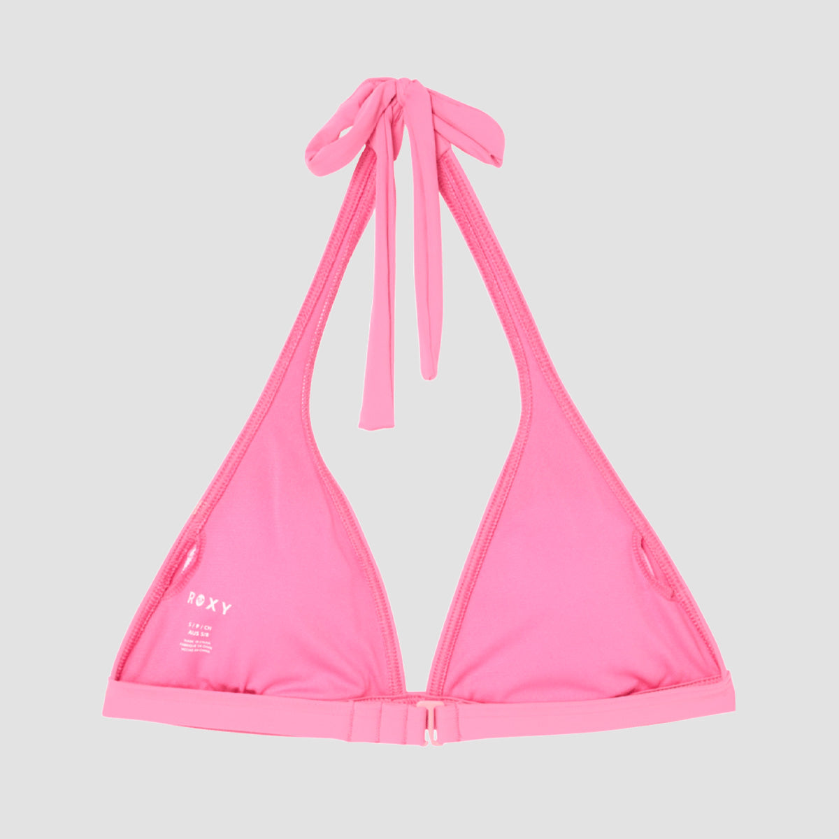 Roxy X Juicy Couture Halter Bikini Top Azalea Pink