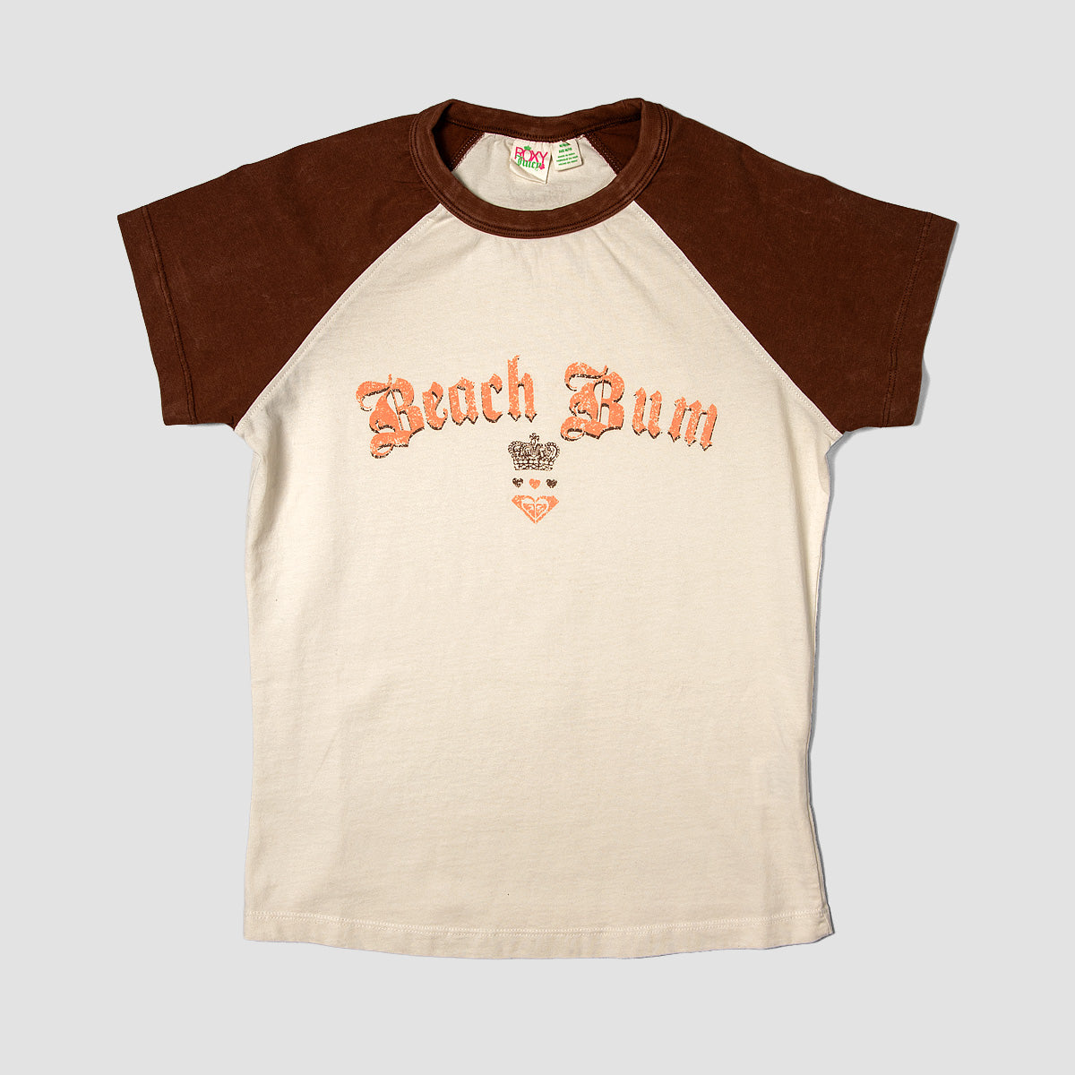 Roxy X Juicy Couture Raglan T-Shirt Coconut Milk