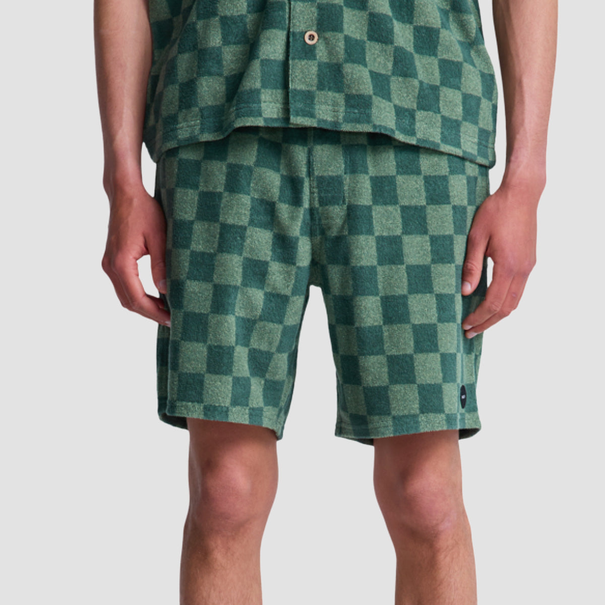 RVCA AF Checker Shorts Beechnut
