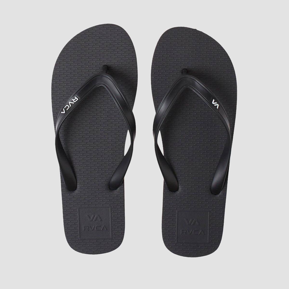 RVCA All The Way Flip Flops Black