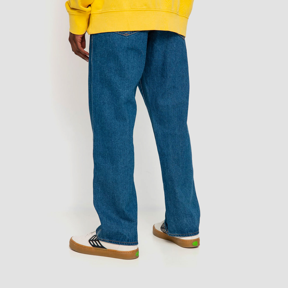 RVCA Americana Relaxed Fit Jeans Blue Collar