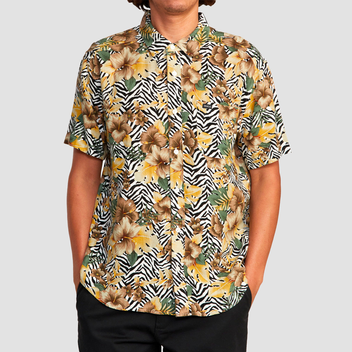 RVCA Cabana Short Sleeve Shirt Multi