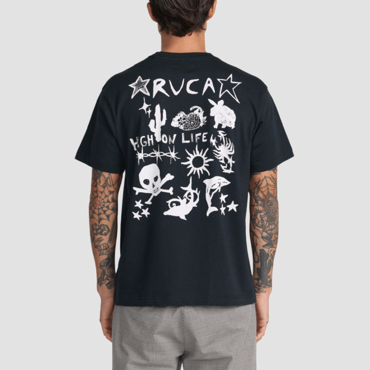 RVCA Dani Miller Hard Way T-Shirt Black