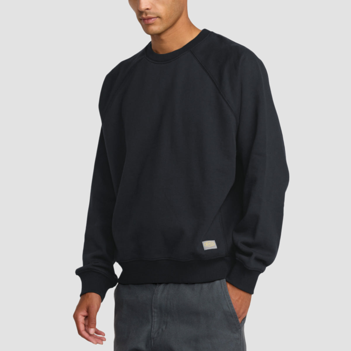 RVCA Dayshift Crew Sweatshirt RVCA Black