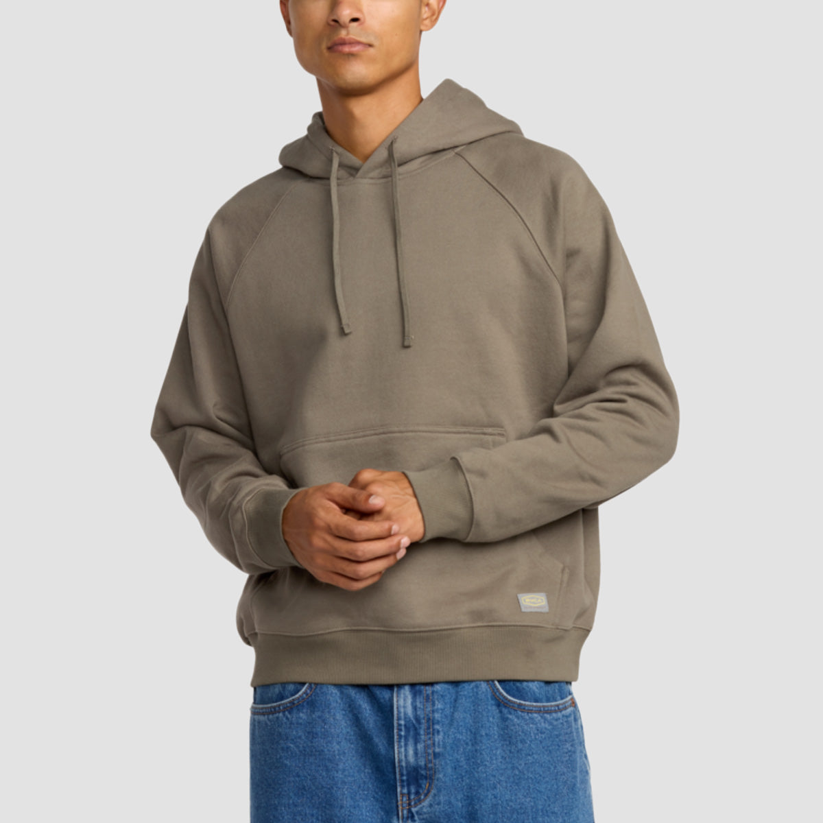 RVCA Dayshift Pullover Hoodie Mushroom