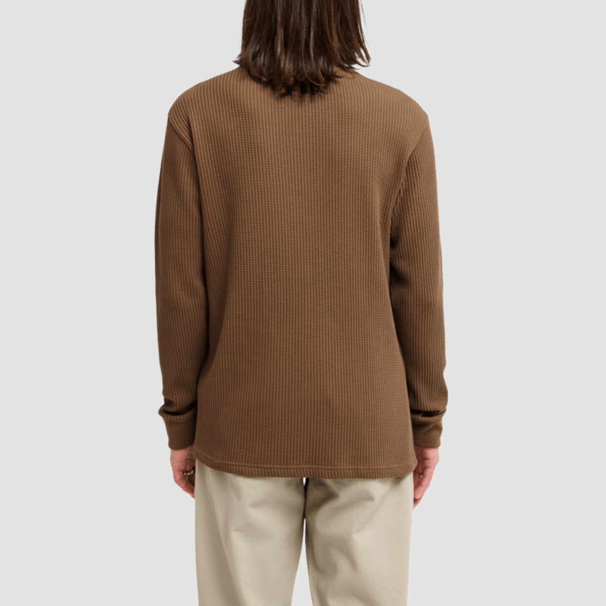 RVCA Dayshift Thermal Longsleeve T-Shirt Wood