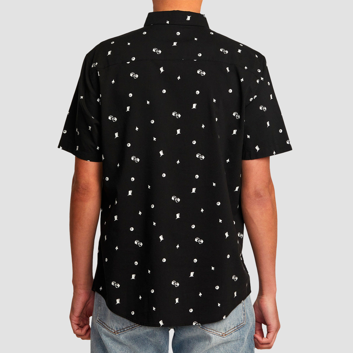 RVCA Degenerate Short Sleeve Shirt Black