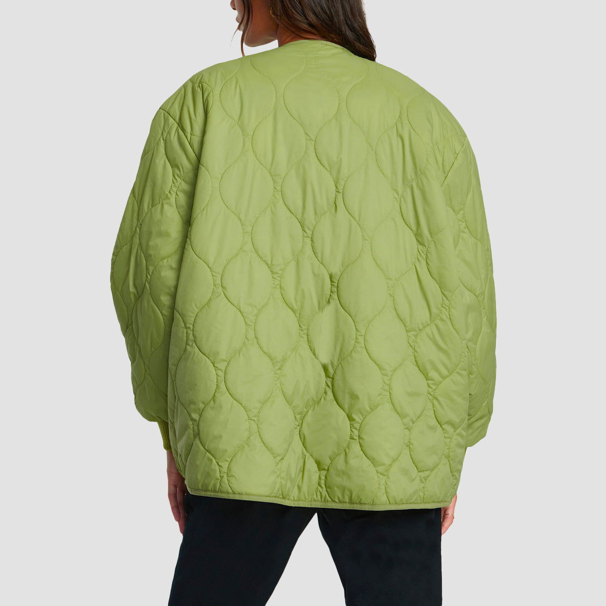 RVCA Dire Reversible Oversized Jacket Fern - Womens