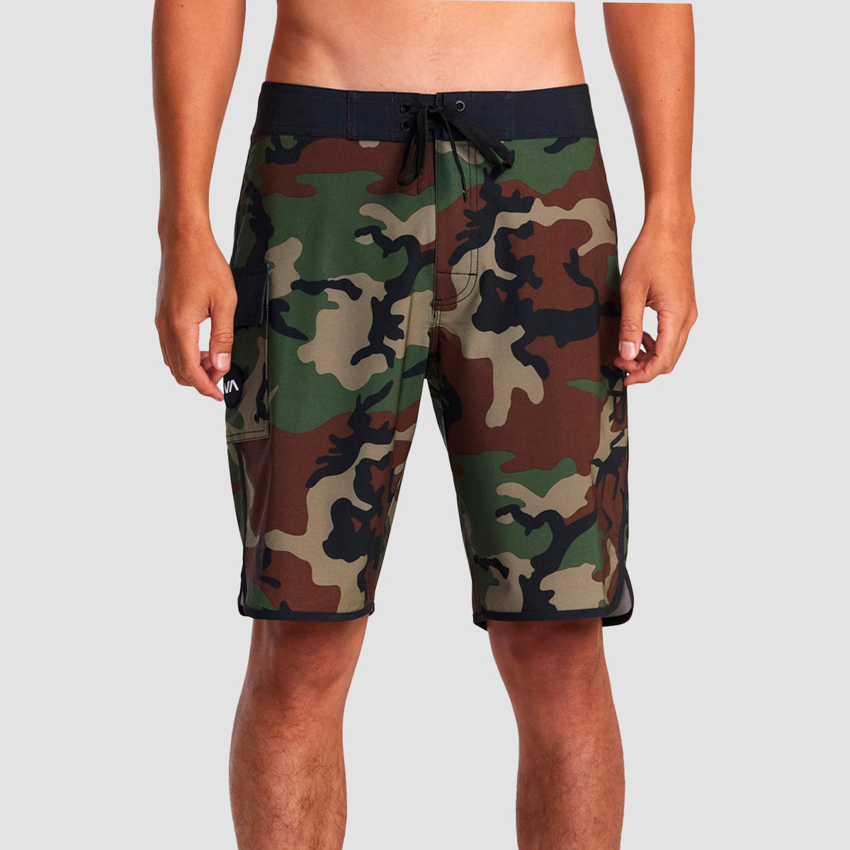 RVCA Eastern 20" Swim Shorts Woodland Camo