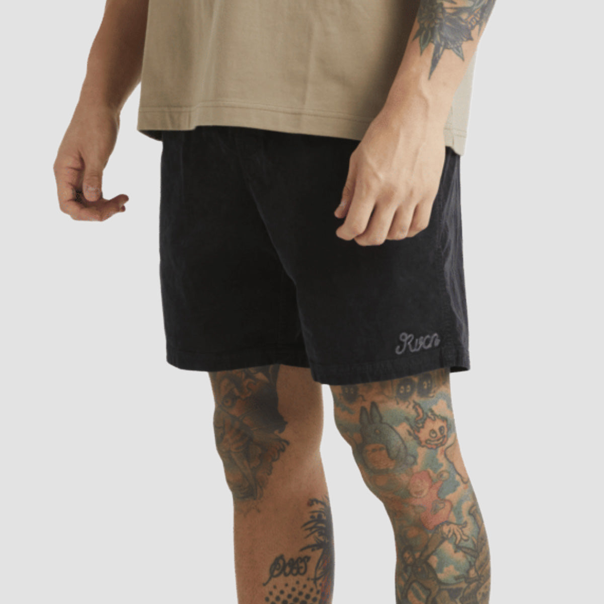 RVCA Escape II Cord Shorts Black