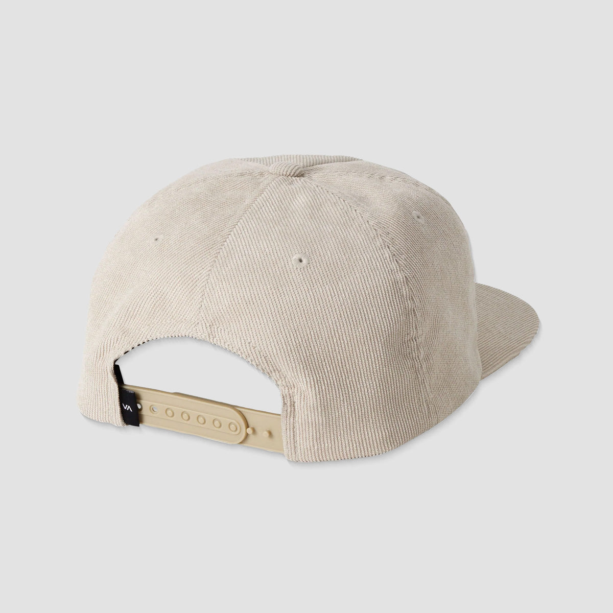 RVCA Freeman Cord Snapback Cap Silver Bleach