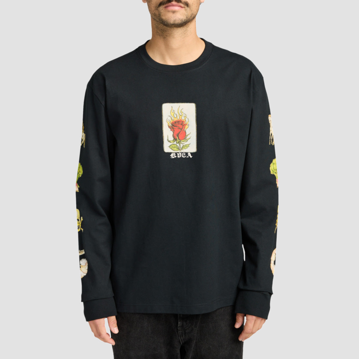 RVCA KSL Longsleeve Shirt Black