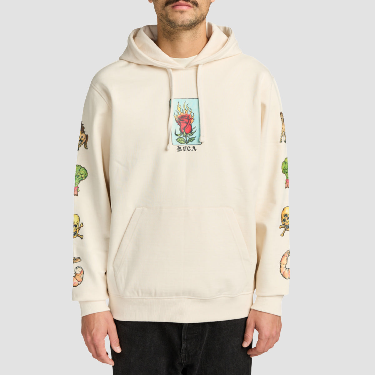 RVCA KSL Pullover Hoodie Salt