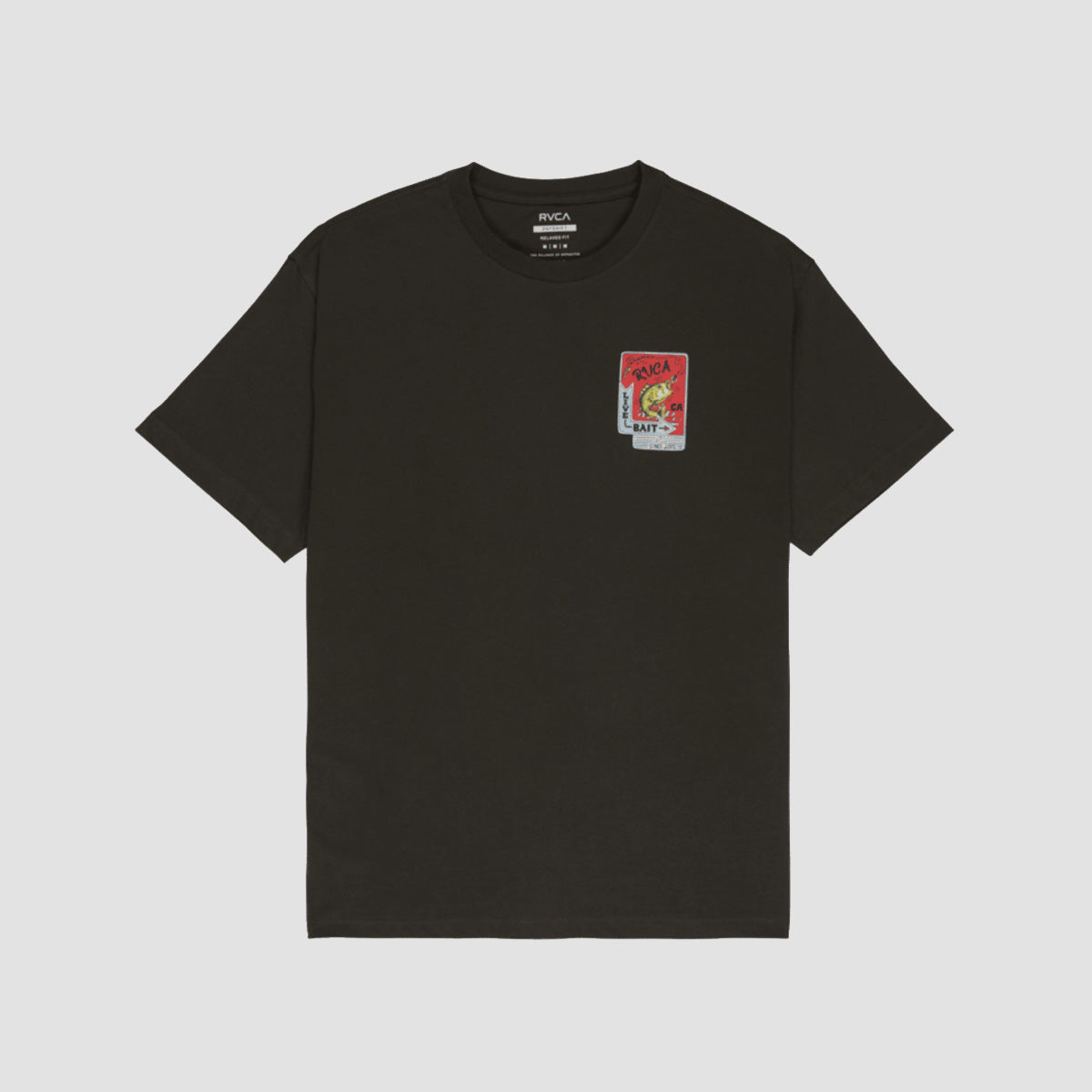 RVCA Live Bait T-Shirt Pirate Black