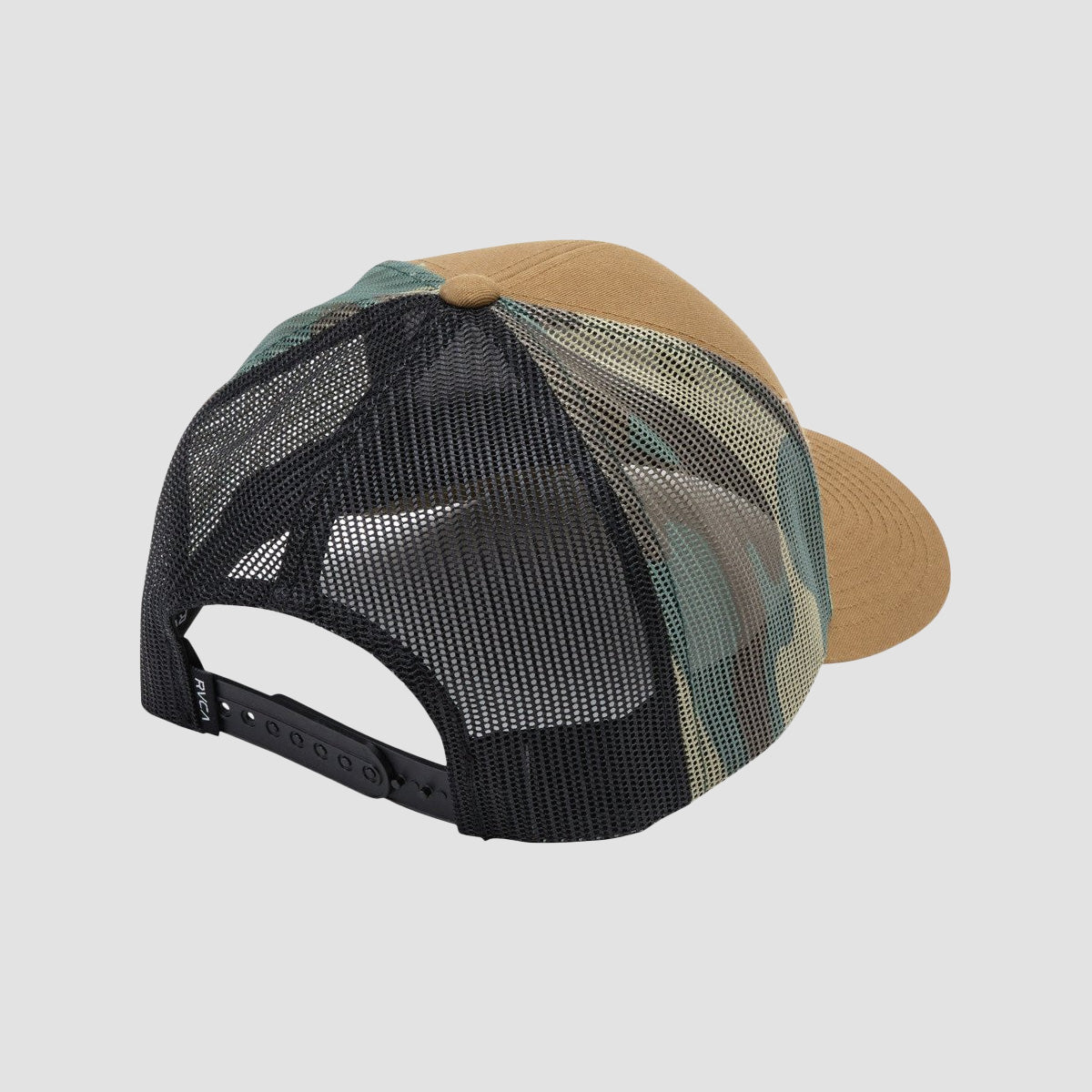 RVCA Mission 2 Trucker Cap Camel