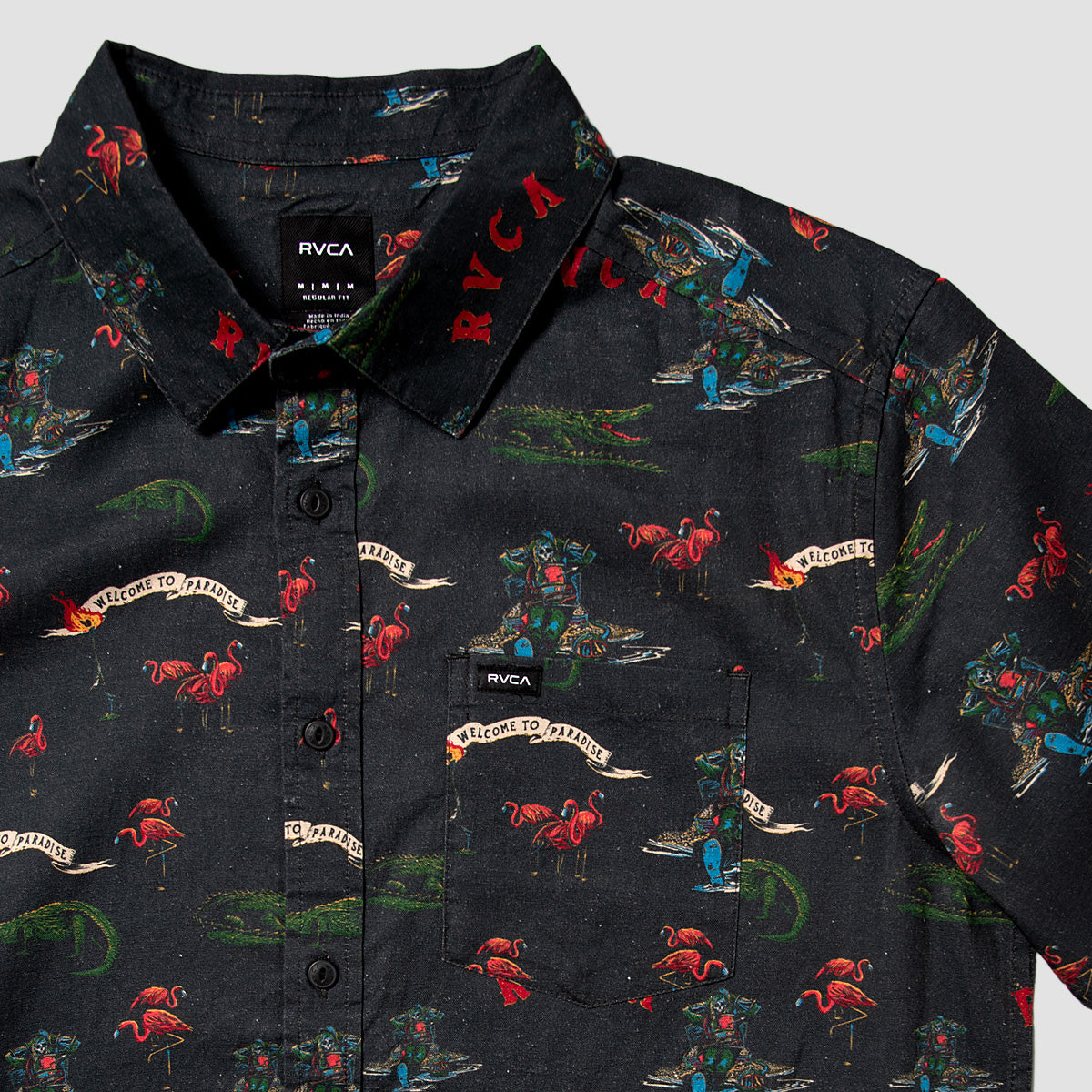 RVCA Reception Short Sleeve Shirt Multi