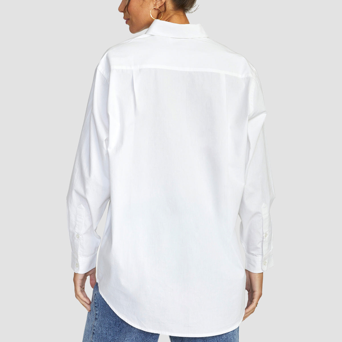 RVCA Stella Maxwell Angeles Longsleeve Shirt Whisper White - Womens