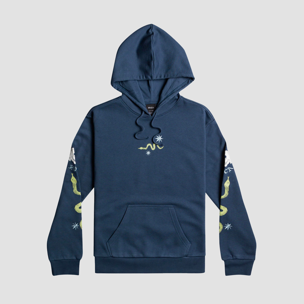 RVCA Tempted Pullover Hoodie Moody Blue Womens