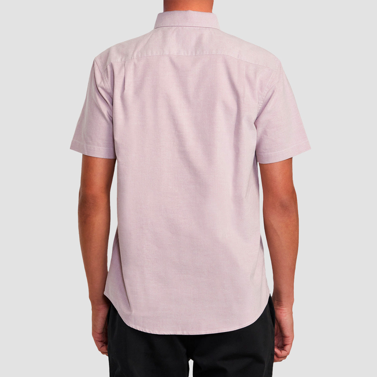 RVCA That'll Do Stretch Short Sleeve Shirt Lavender