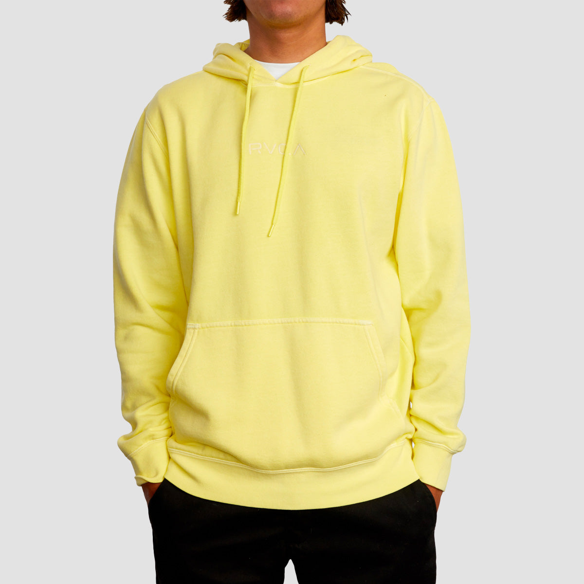 RVCA Tonally Pullover Hoodie Canary